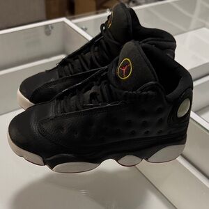 Black and White Air Jordan Sneakers